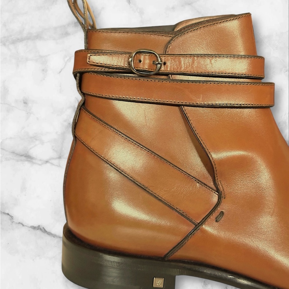 ** Sold** Louis Vuitton Premium Strap Boots - Picture 3 of 10